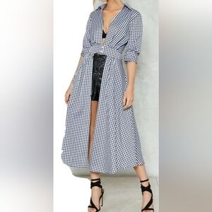 Nasty Gal Checkered Top